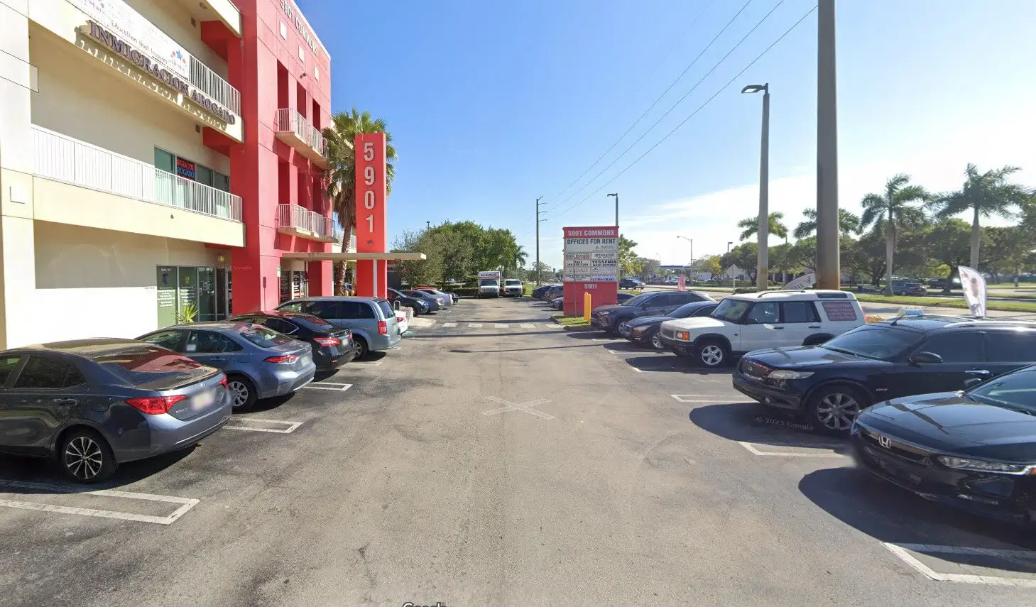 Image of the outside of our offices miami gardens hialeah location